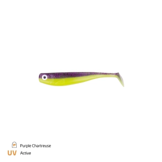 Zeck ZANDER Gummi 9cm Purple Chartreuse