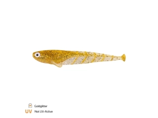 Zeck ZANDER Quappie 10cm Goldglitter