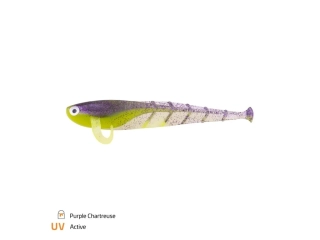 Zeck ZANDER Quappie 12cm Purple Chartreuse