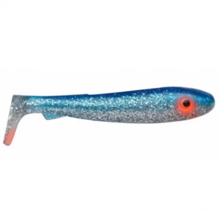 BigBass 12,5cm Blue Silver Glitter 3ks