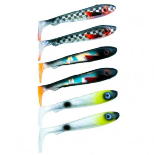 Svartzonker Bass 8cm 6Pack Overcast