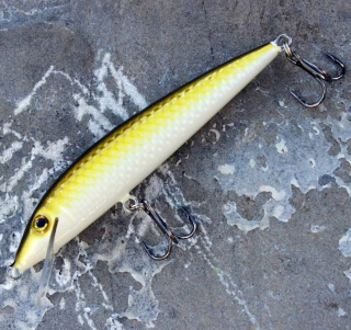 Bonito Ouklej 9cm Plovoucí Yellow Olive