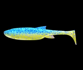 Libra Lures Kraken Shad 15cm 127 Lime Chartreuse/Blue