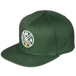 LMAB Snapback Cap LMAB Logo Green