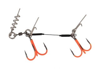 Mikado Jaws Double Evo Titanium UVO Stinger 1/0 1 25kg