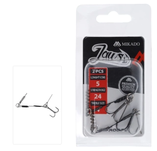 Mikado Jaws Screw And Soft Lure Pin Stinger 5cm 24kg 2ks