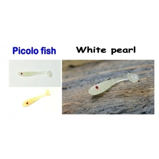 Sharpfishes Picolo Fish 3,8cm White Pearl