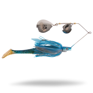 Strike Pro Pig Chopper XL Spinnerbait Blue Silver