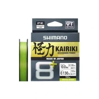 Shimano Kairiki 8+ 0,13mm 8,3kg 150m Mantis Green