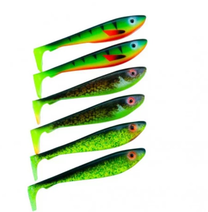 Svartzonker McRubber Shad 9cm 6Pack Color